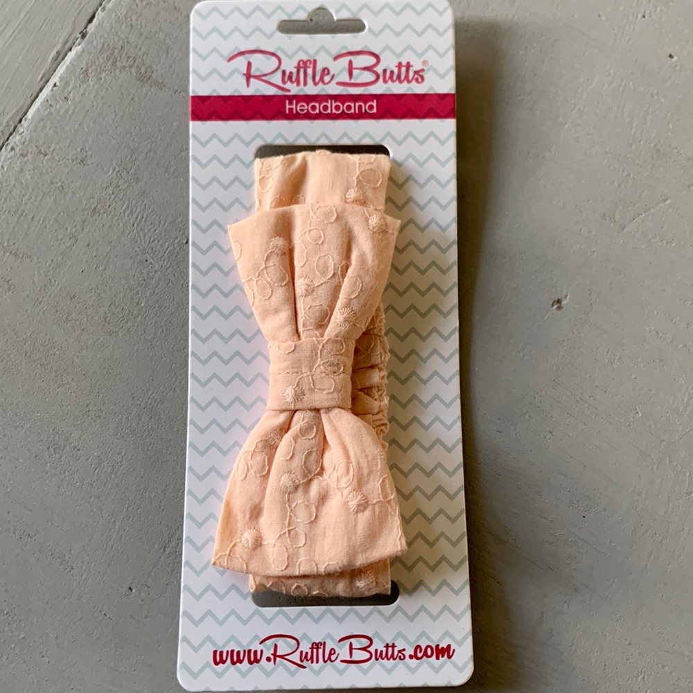 Ruffle Butts Kids headband NWT